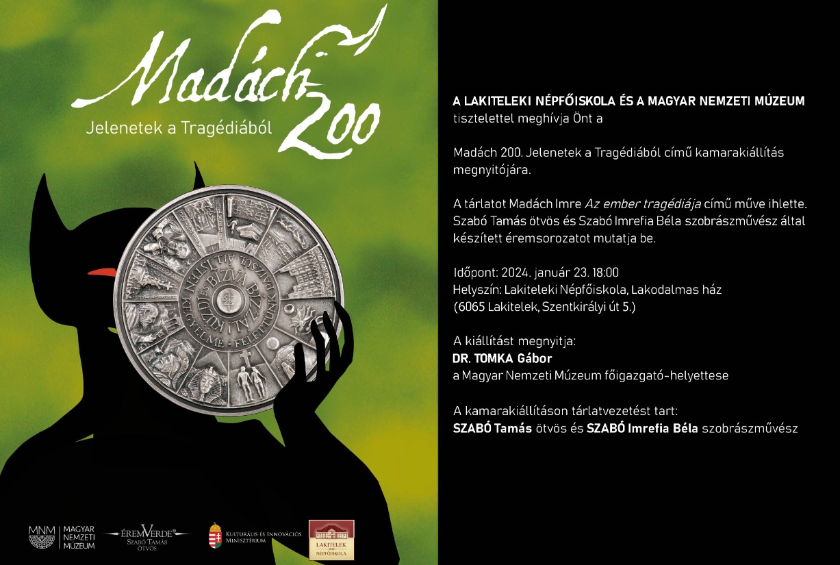 Meghívó Madách 200 kiállításra