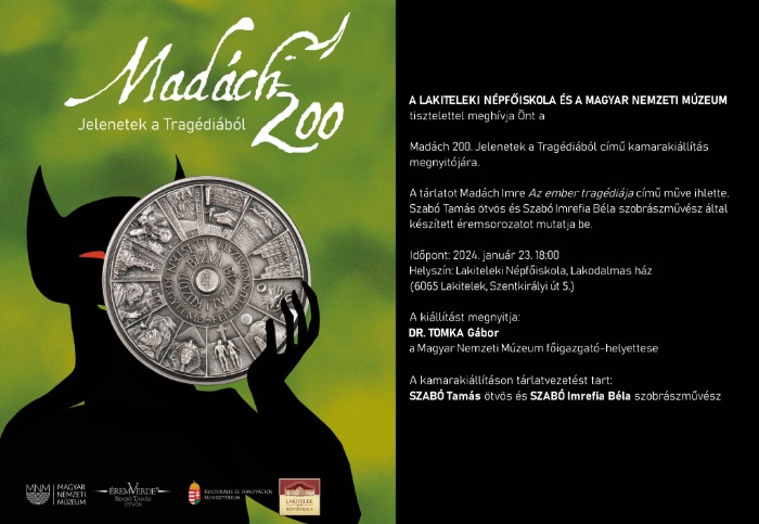 Meghívó Madách 200 kiállításra
