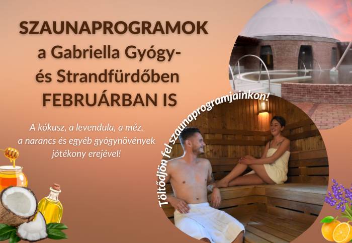 Február végi szaunaprogramok