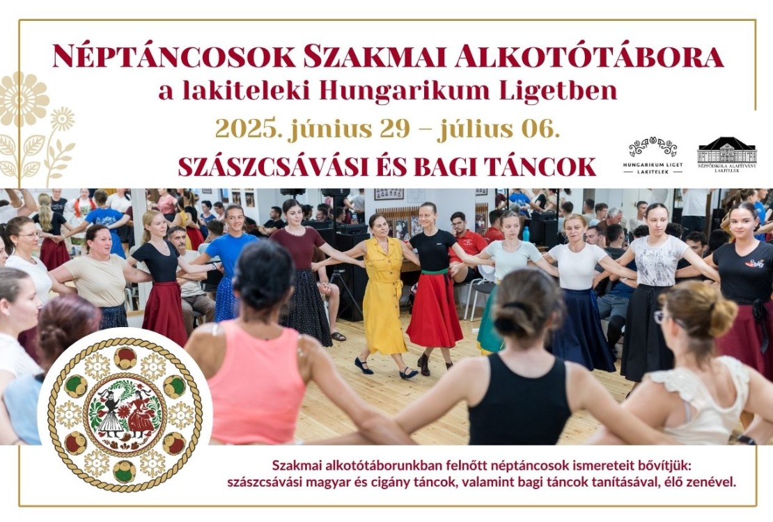 Néptáncosok Szakmai Alkotótábora 2025-ben is!