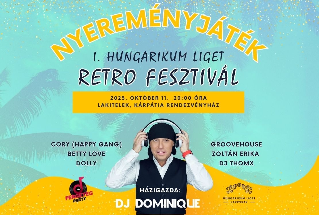 I. Hungarikum Liget Retro Fesztivál Facebook nyereményjáték szabályzat